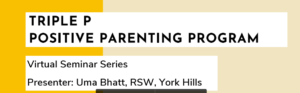 Triple P positive Parenting Program