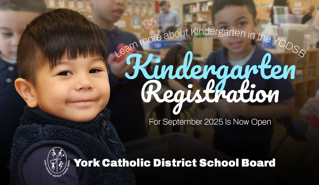 Registration for Kindergarten at YCDSB