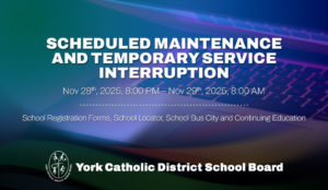 Scheduled Maintenance and Temporary Service Interruption